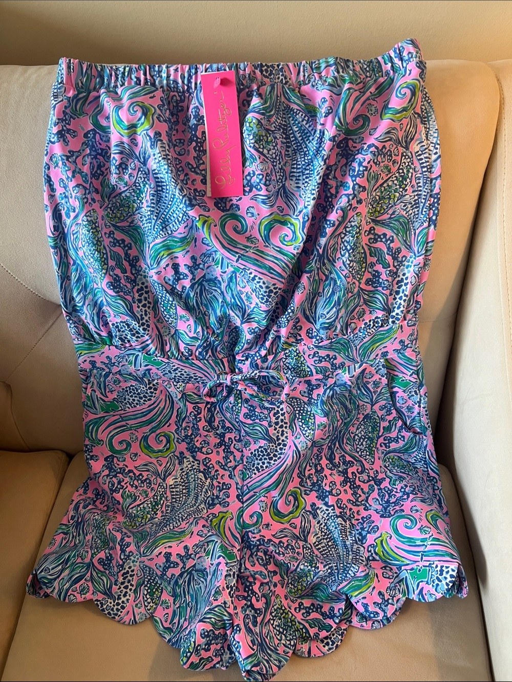 Lilly Pulitzer Pink Multi Floral Romper